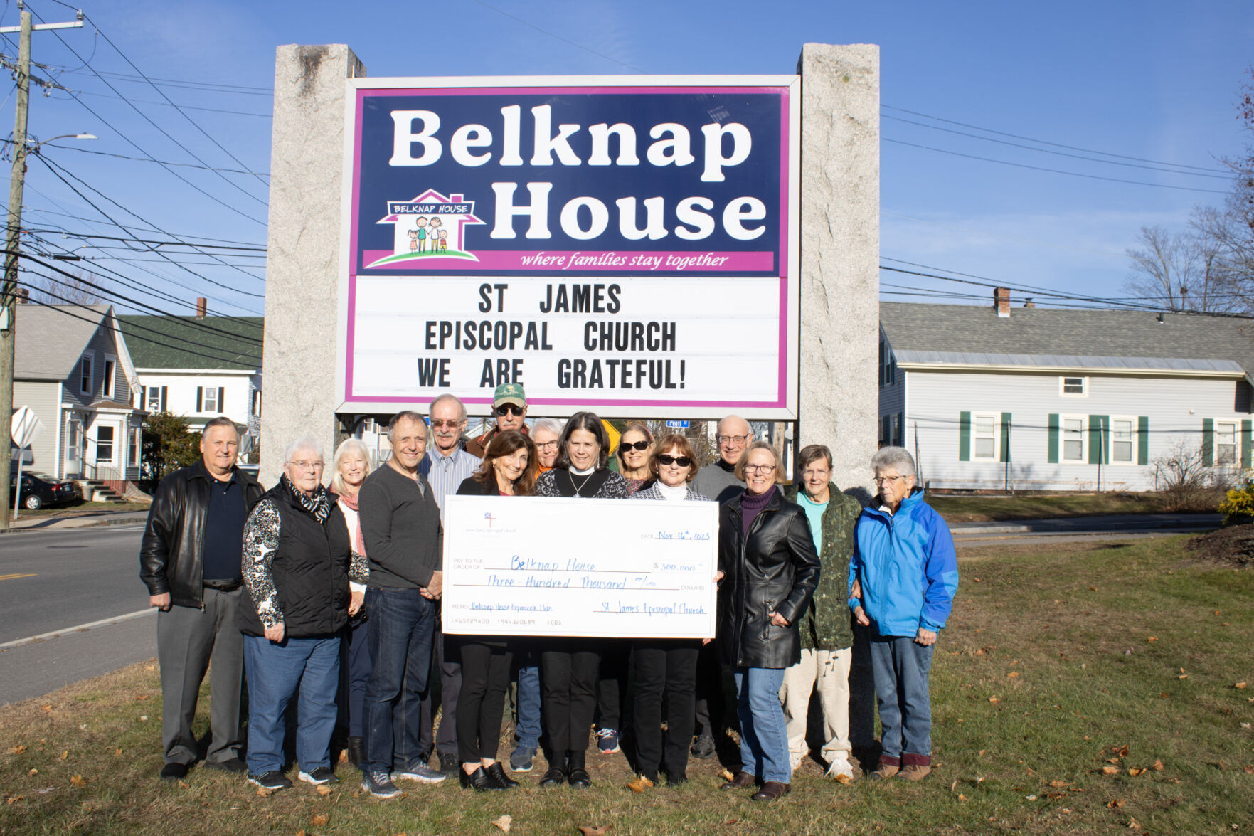 Belknap House starts expansion campaign with $300,000 donation from St. James Episcopal Church